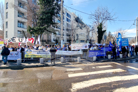 Румъния - Букурещ - образование - протест