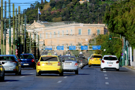 Гърция - Атина - трафик - задръствания