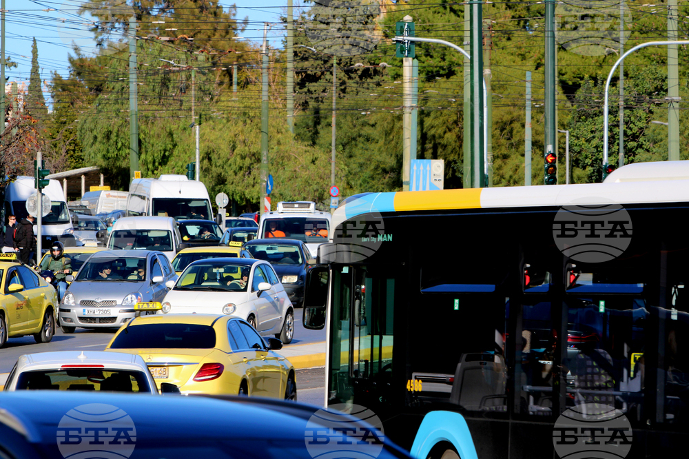 Гърция - Атина - трафик - задръствания