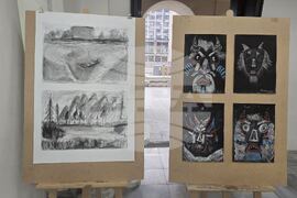 Добрич - ученическа изложба - "Графични диалози"