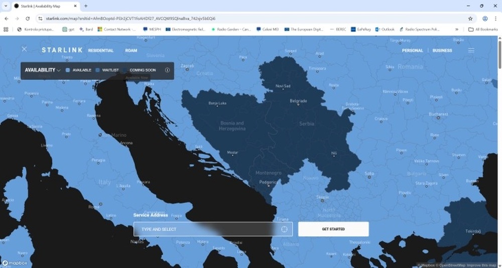 МИНА: „Старлинк“ ще навлезе на черногорския пазар до края на второто тримесечие