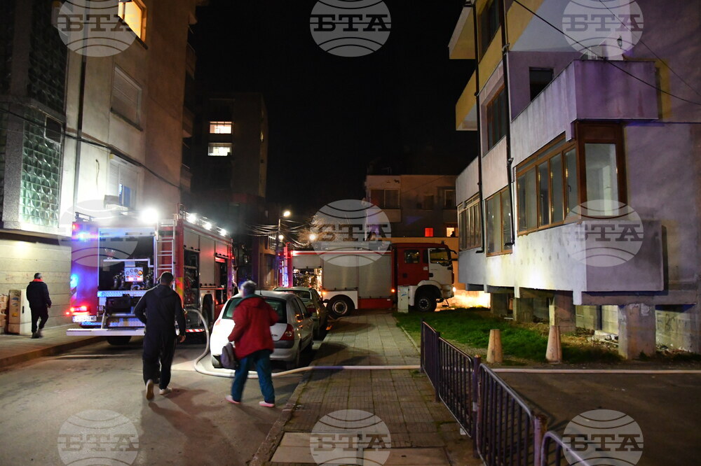 Хасково - пожар - апартамент