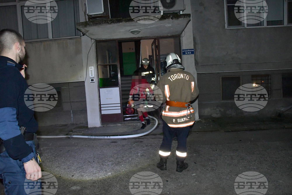 Хасково - пожар - апартамент