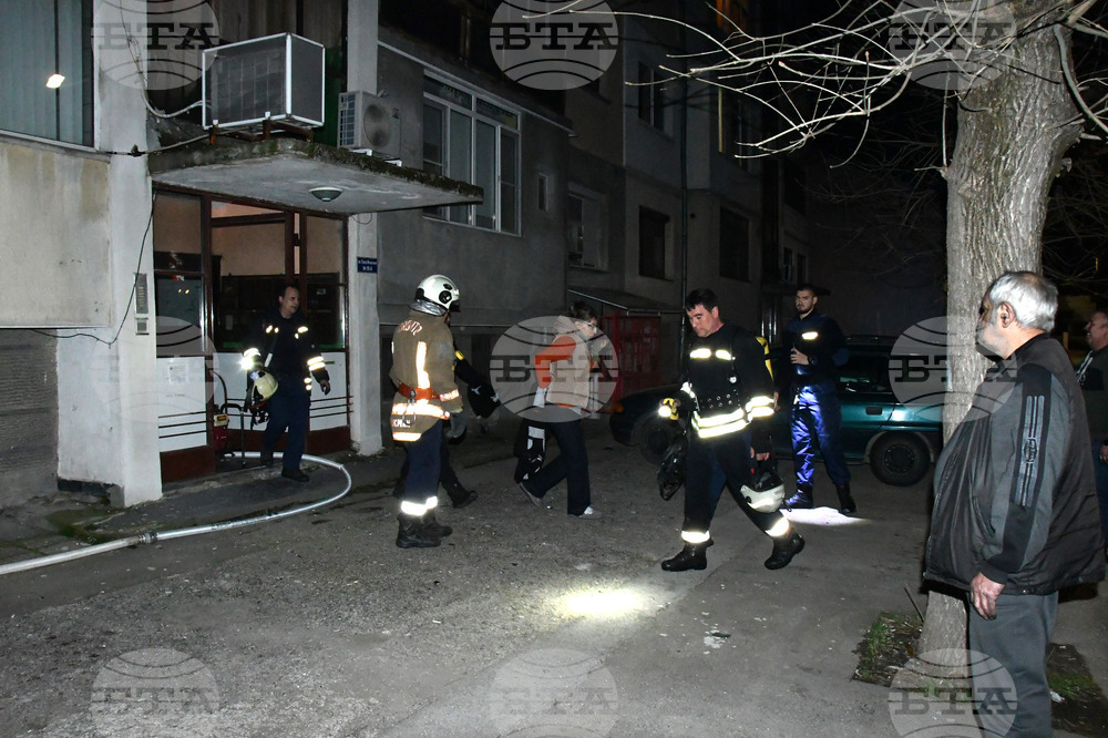 Хасково - пожар - апартамент