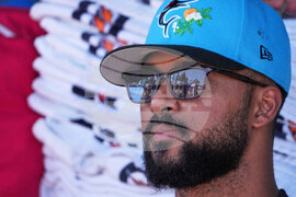 Astros Marlins Spring Baseball