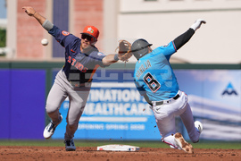 Astros Marlins Spring Baseball