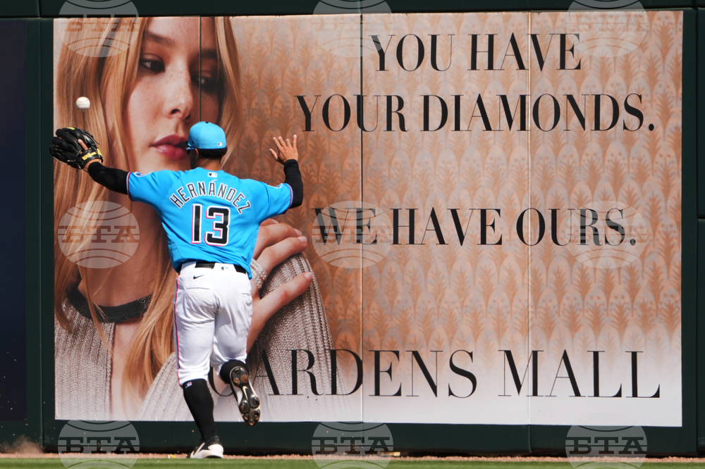 Astros Marlins Spring Baseball