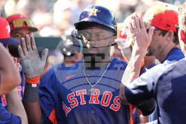 Astros Marlins Spring Baseball