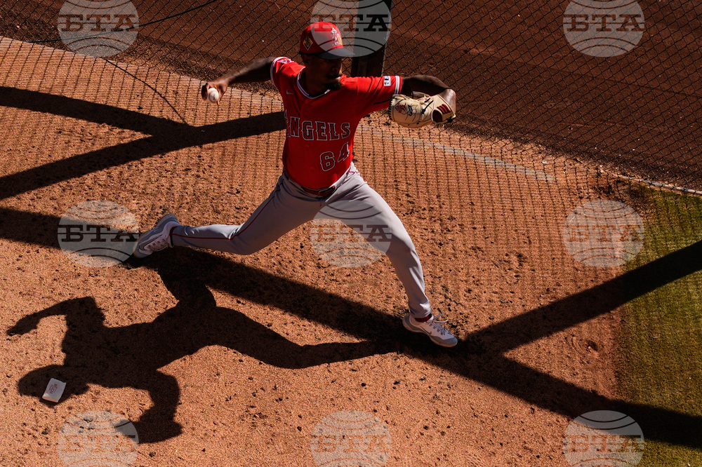 Angels Padres Spring Baseball