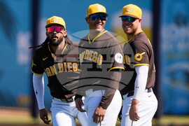 Angels Padres Spring Baseball