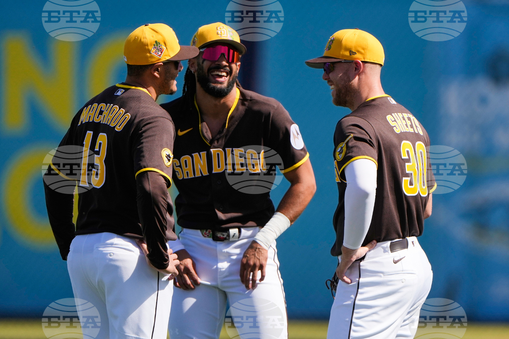 Angels Padres Spring Baseball