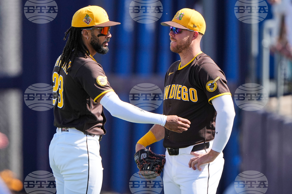 Angels Padres Spring Baseball
