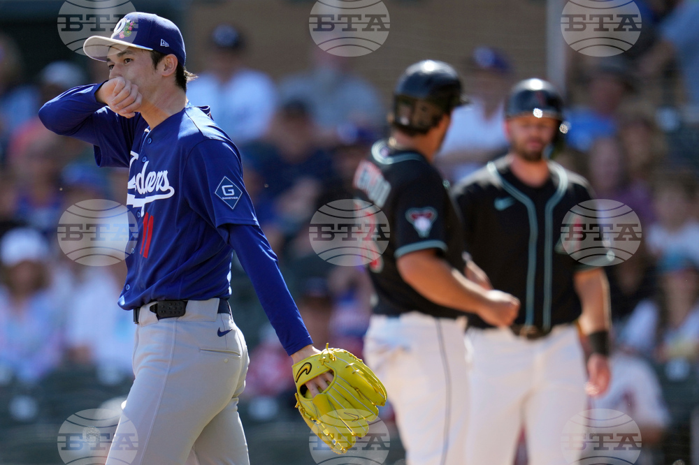 Dodgers Diamondbacks Spring Baseball