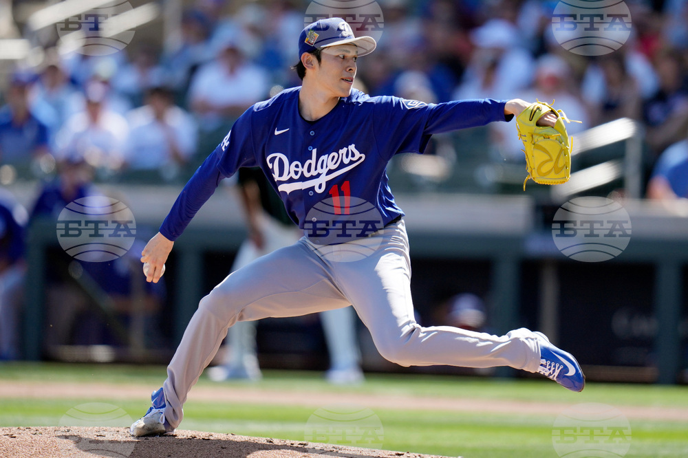 Dodgers Diamondbacks Spring Baseball