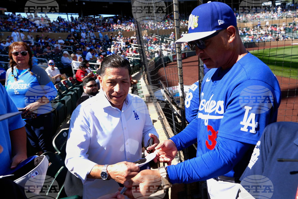 Dodgers Diamondbacks Spring Baseball