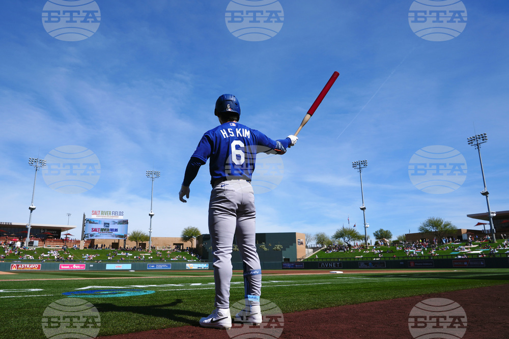 Dodgers Diamondbacks Spring Baseball