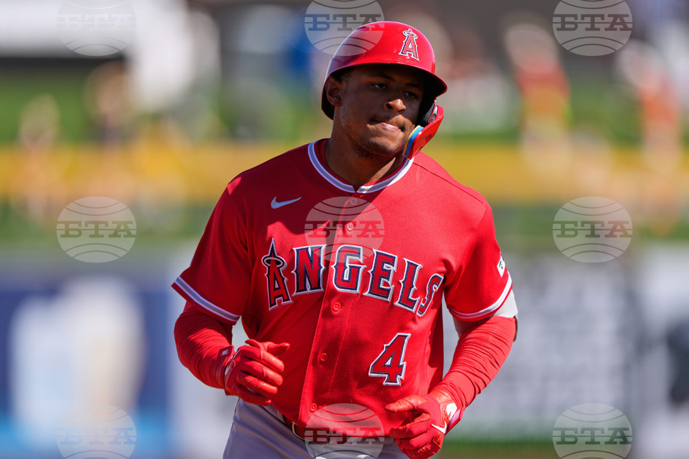 Angels Padres Spring Baseball