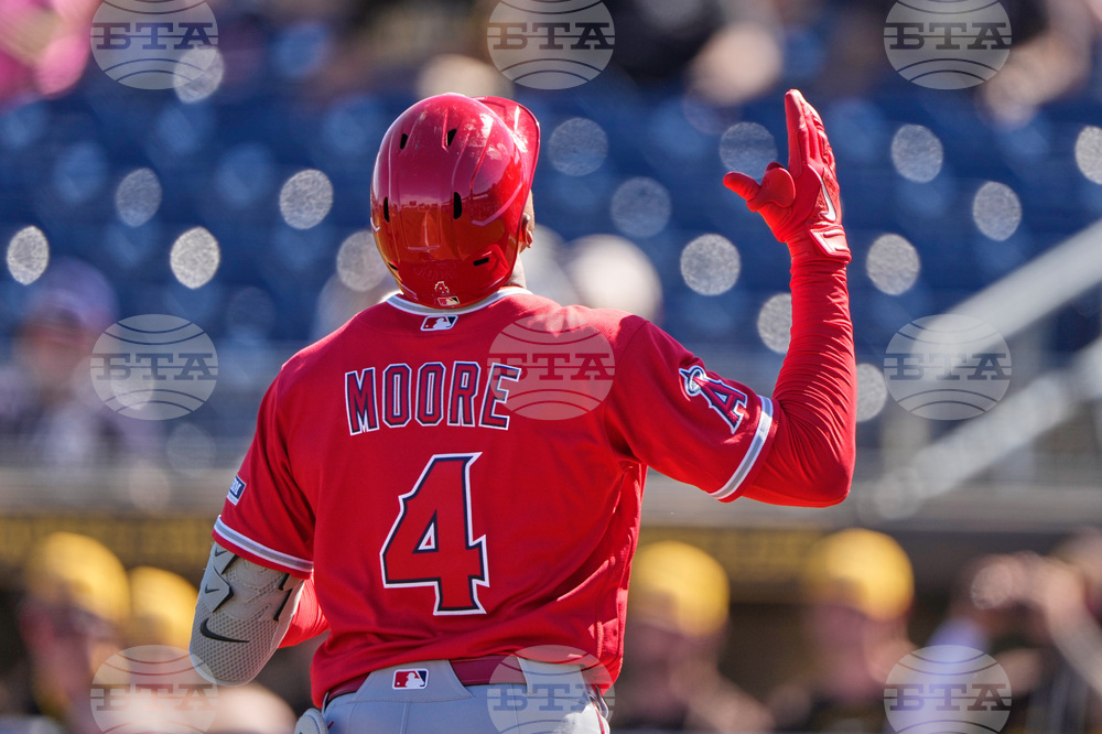 Angels Padres Spring Baseball