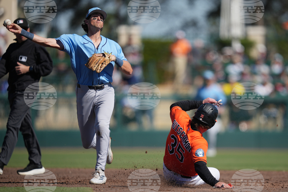 Rays Orioles Spring Baseball