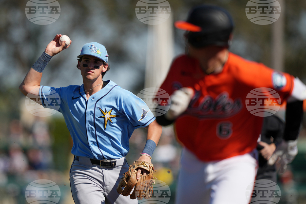 Rays Orioles Spring Baseball