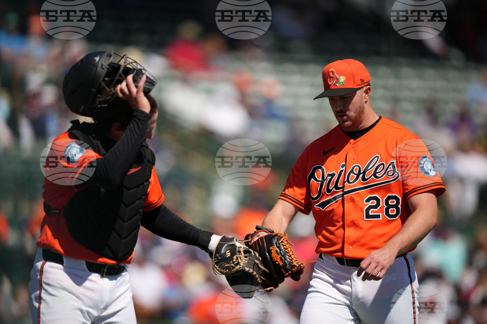 Rays Orioles Spring Baseball
