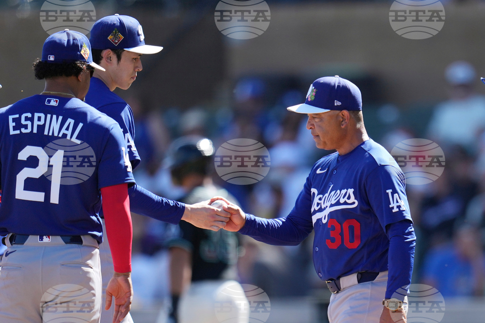 Dodgers Diamondbacks Spring Baseball
