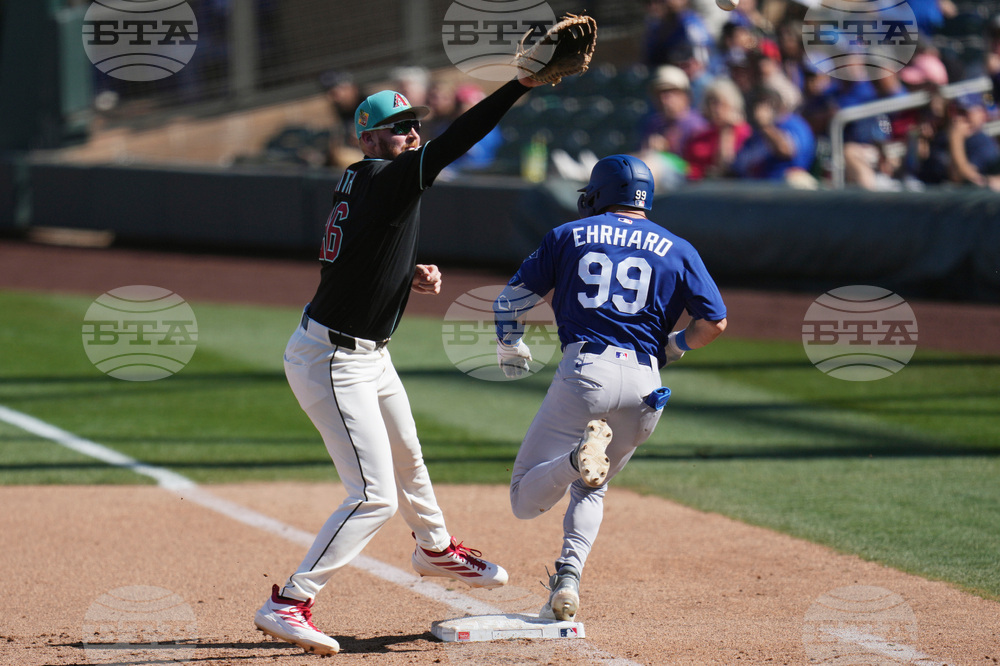 Dodgers Diamondbacks Spring Baseball