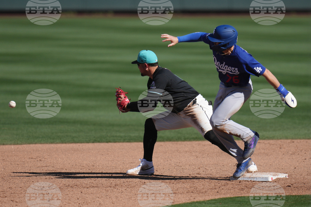 Dodgers Diamondbacks Spring Baseball