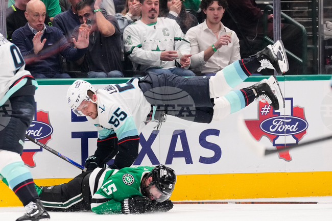 APTOPIX Kraken Stars Hockey