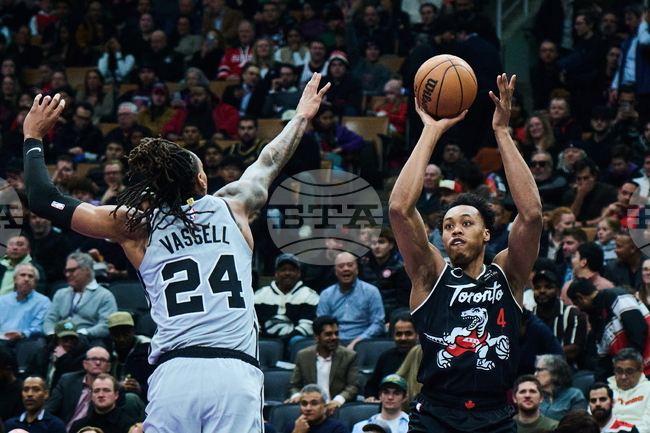 Spurs Raptors Basketball