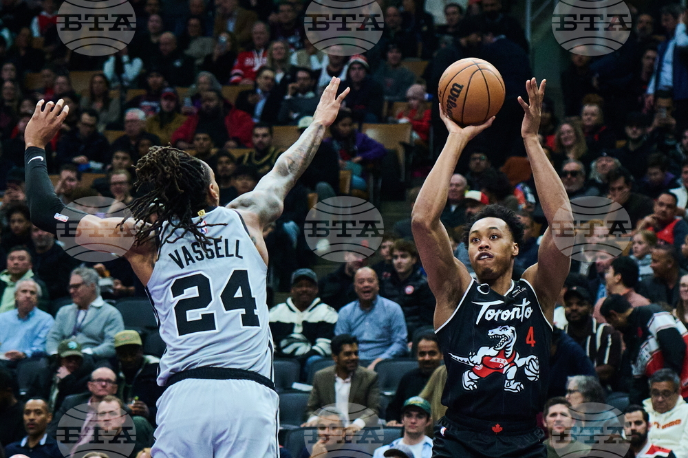 Spurs Raptors Basketball