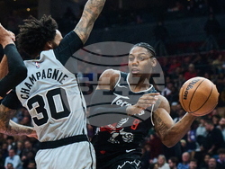 Spurs Raptors Basketball