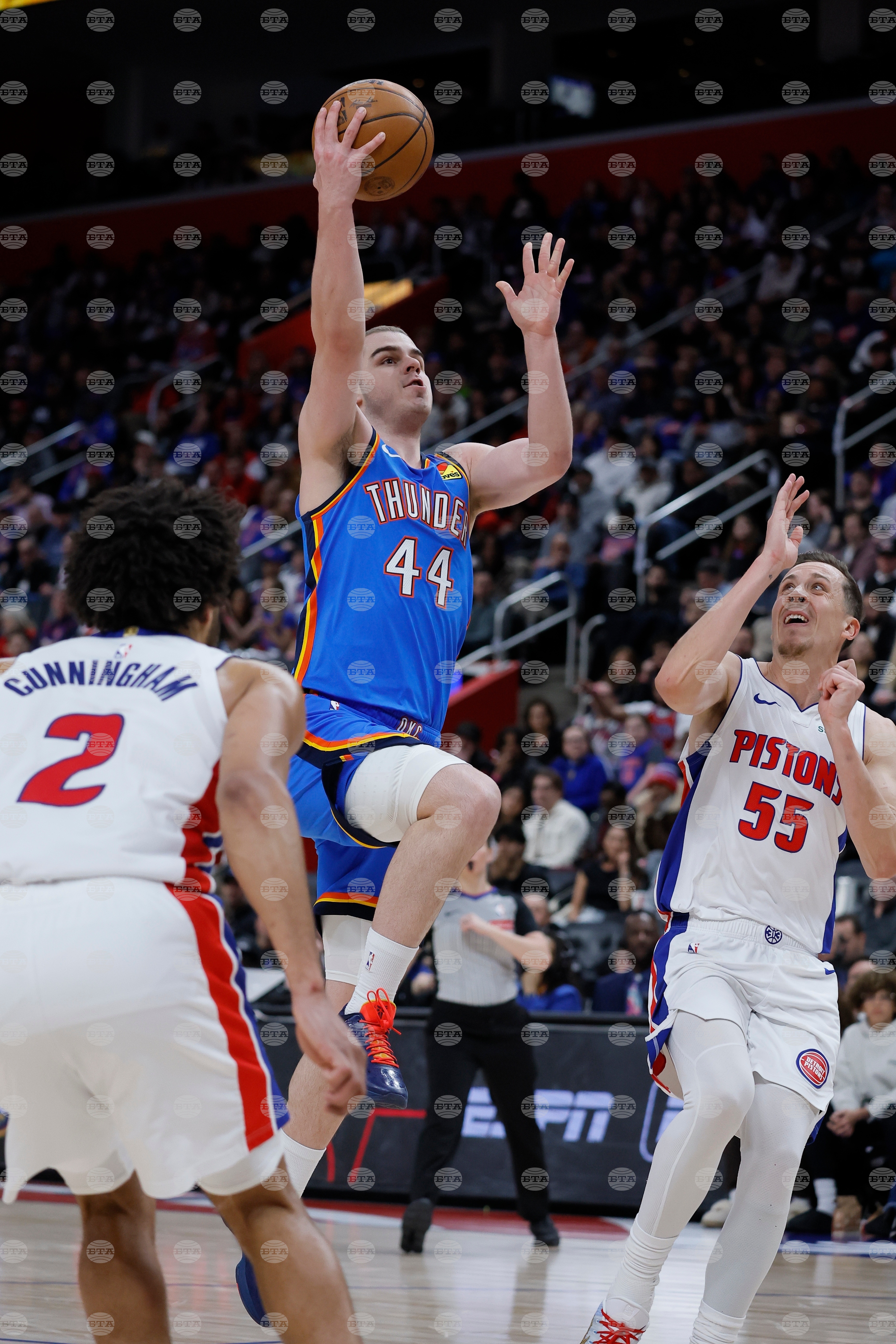 Thunder Pistons Basketball