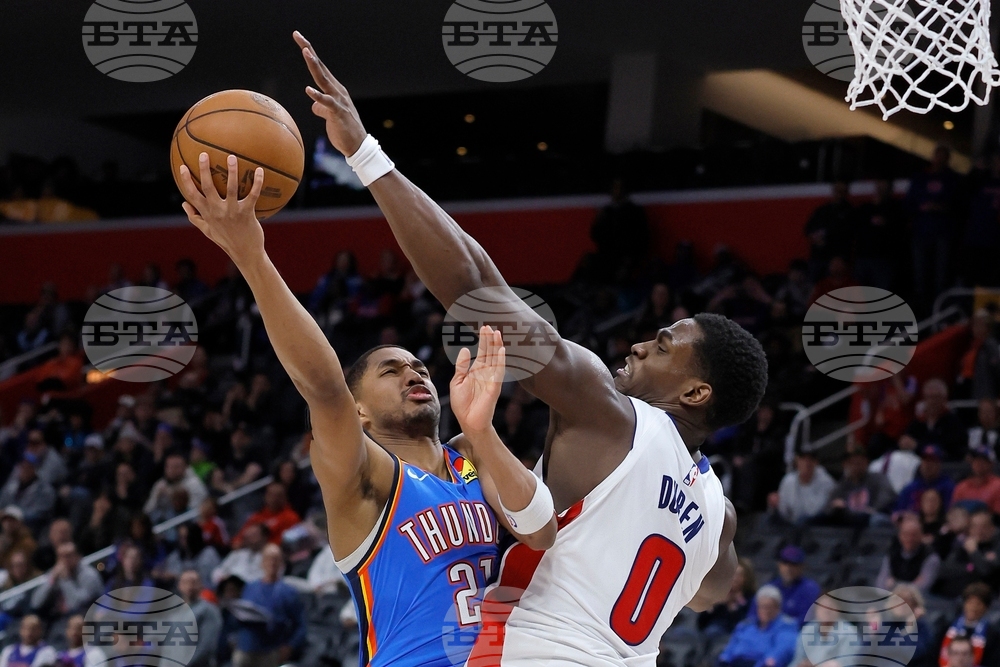 Детройт спечели срещу Оклахома Сити в сблъсък между лидерите на двете конференции на НБА