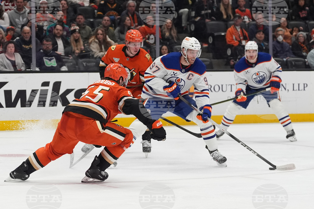 Oilers Ducks Hockey