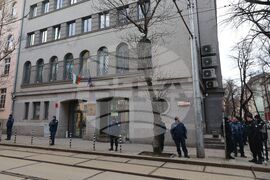 Протест пред сградата на Висшия съдебен съвет