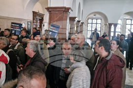 Протест под наслов „Сарафов вън“