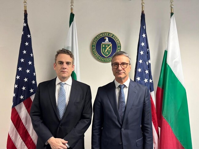 Energy Minister Traikov, US Deputy Energy Secretary Discuss Vertical Gas Corridor, LNG Supplies 