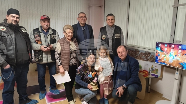 Мотоклуб „FREE RIDERS“ направи дарение на центъра за деца с увреждания в Силистра