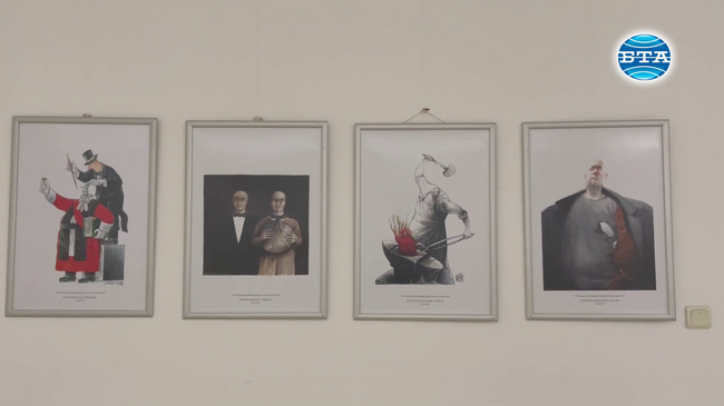 Изложба в Казанлък показва отличените с първа награда творби от Международния карикатурен конкурс "Настрадин Ходжа" в Турция