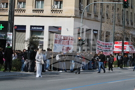 Гърция - Атина - шествие - годишнина от влаковата катастрофа в Темпе