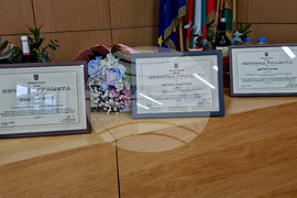 Троян - Милена Тодорова и Владимир Илиев - награждаване