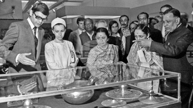 February 27, 1981: Lyudmila Zhivkova Concludes Official Visit to India 