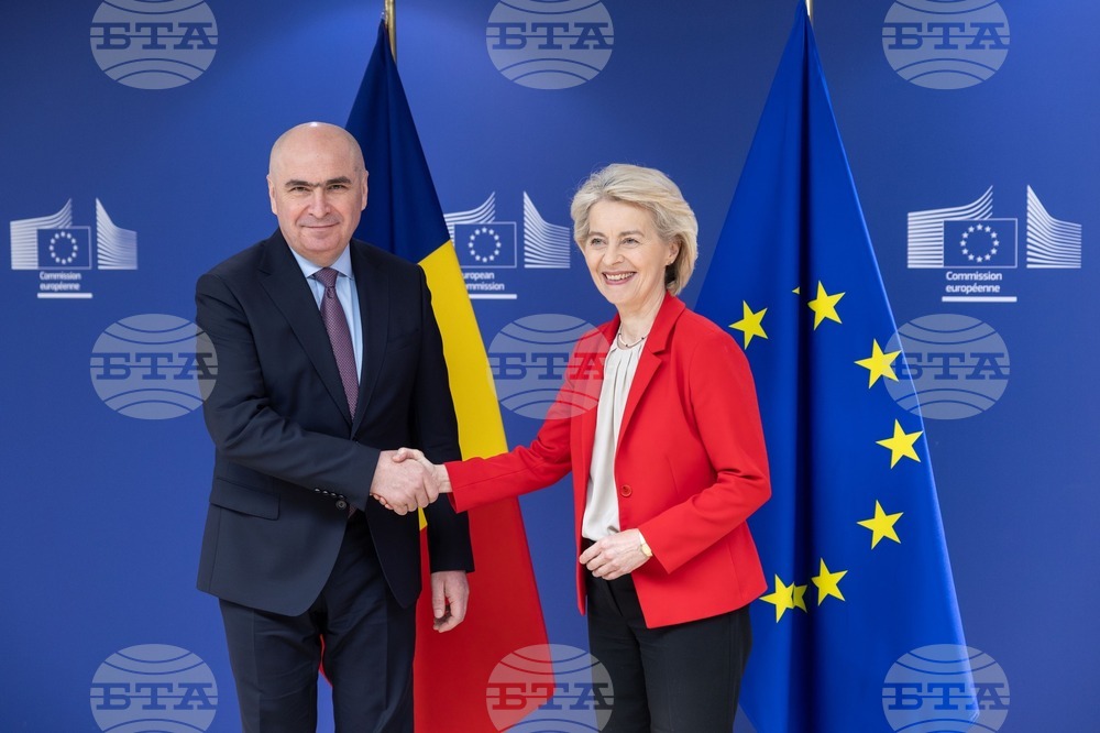 Румънският премиер Илие Боложан се срещна с председателя на ЕК Урсула фон дер Лайен в Брюксел