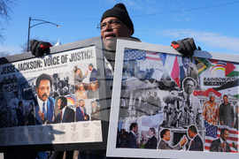 APTOPIX Jesse Jackson Memorial