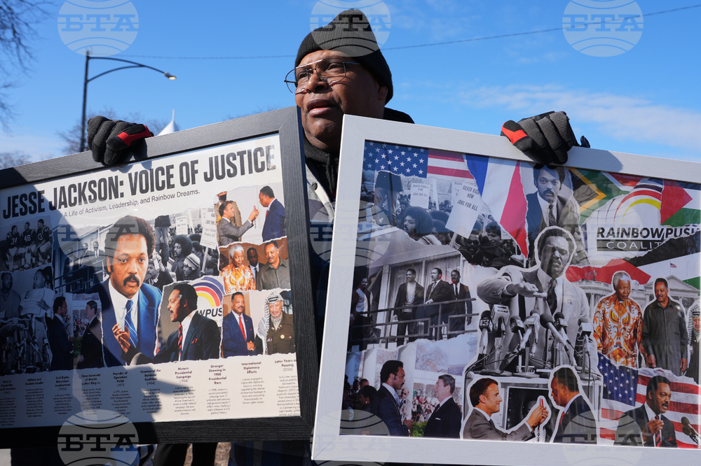 APTOPIX Jesse Jackson Memorial