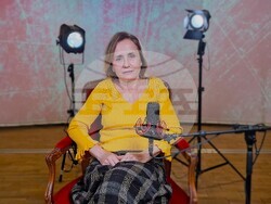 Албена Павлова в „Час ЛИК“ на БТА, снимка – Даниел Димитров/БТА