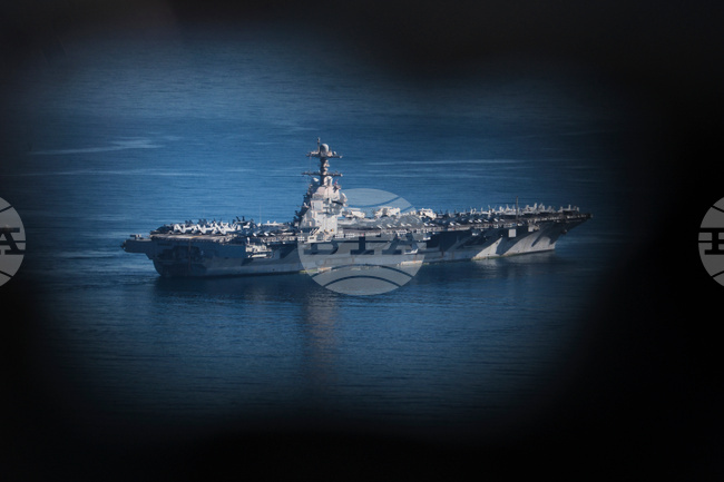 Американското централно командване обяви, че днес е избухнал пожар в перално помещение на самолетоносача „Джералд Форд“