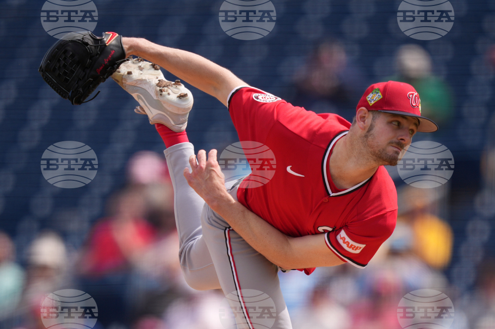 Nationals Phillies Spring Baseball