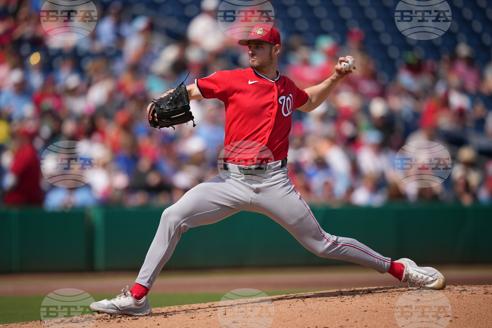 Nationals Phillies Spring Baseball